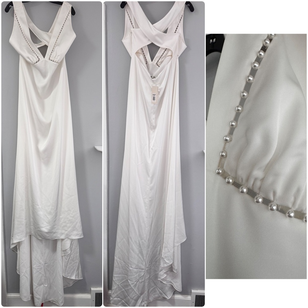 Sachin & Babi size 14 Astor pearl-embellished gown - Picture 7 of 14
